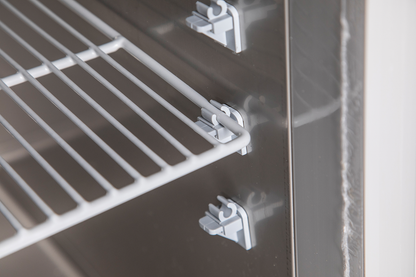 KBS Gastrotechnik Kühltisch Ready KT2614 mit Arbeitsplatte, Aufkantung 4 halbe Schubladen