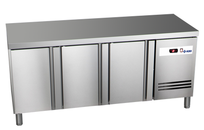 KBS Gastrotechnik Kühltisch Ready KT3600 mit Arbeitsplatte 3 Türen