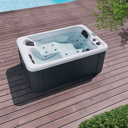 Home Deluxe Outdoor Whirlpool HORIZON PURE - 175 x 115 cm für 2 Personen