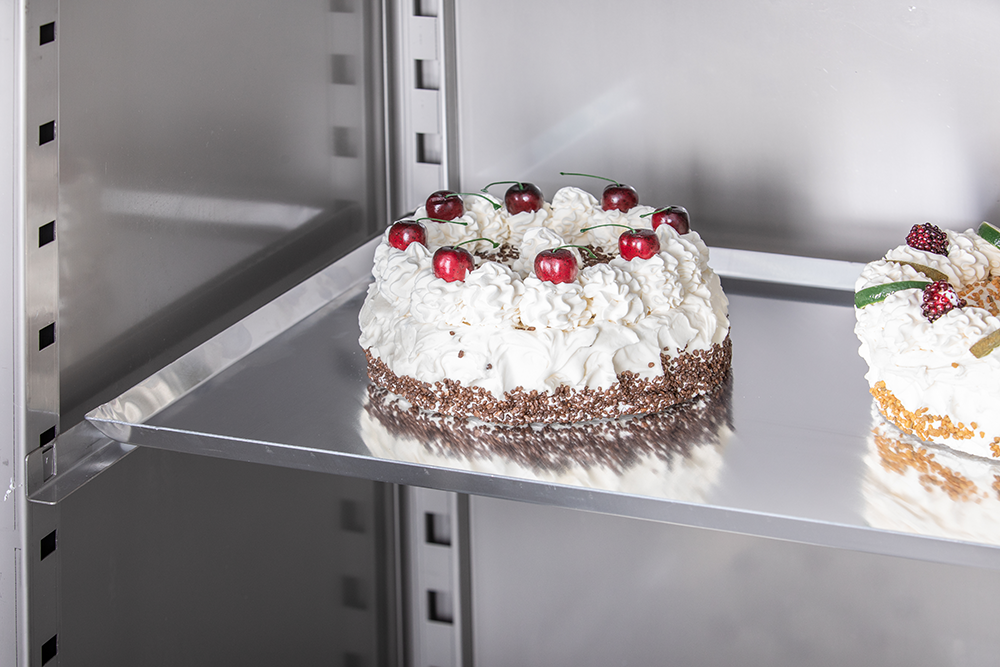 KBS Gastrotechnik Bäckerei Edelstahl Gewerbe-Kühlschrank BKU 607