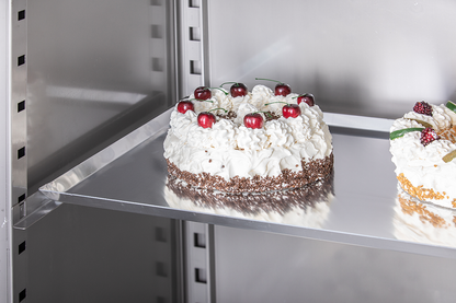 KBS Gastrotechnik Bäckerei Edelstahl Gewerbe-Kühlschrank BKU 607