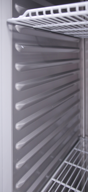 KBS Gastrotechnik Edelstahl-Gewerbe-Kühlschrank Ready KU 707 Türanschlag links