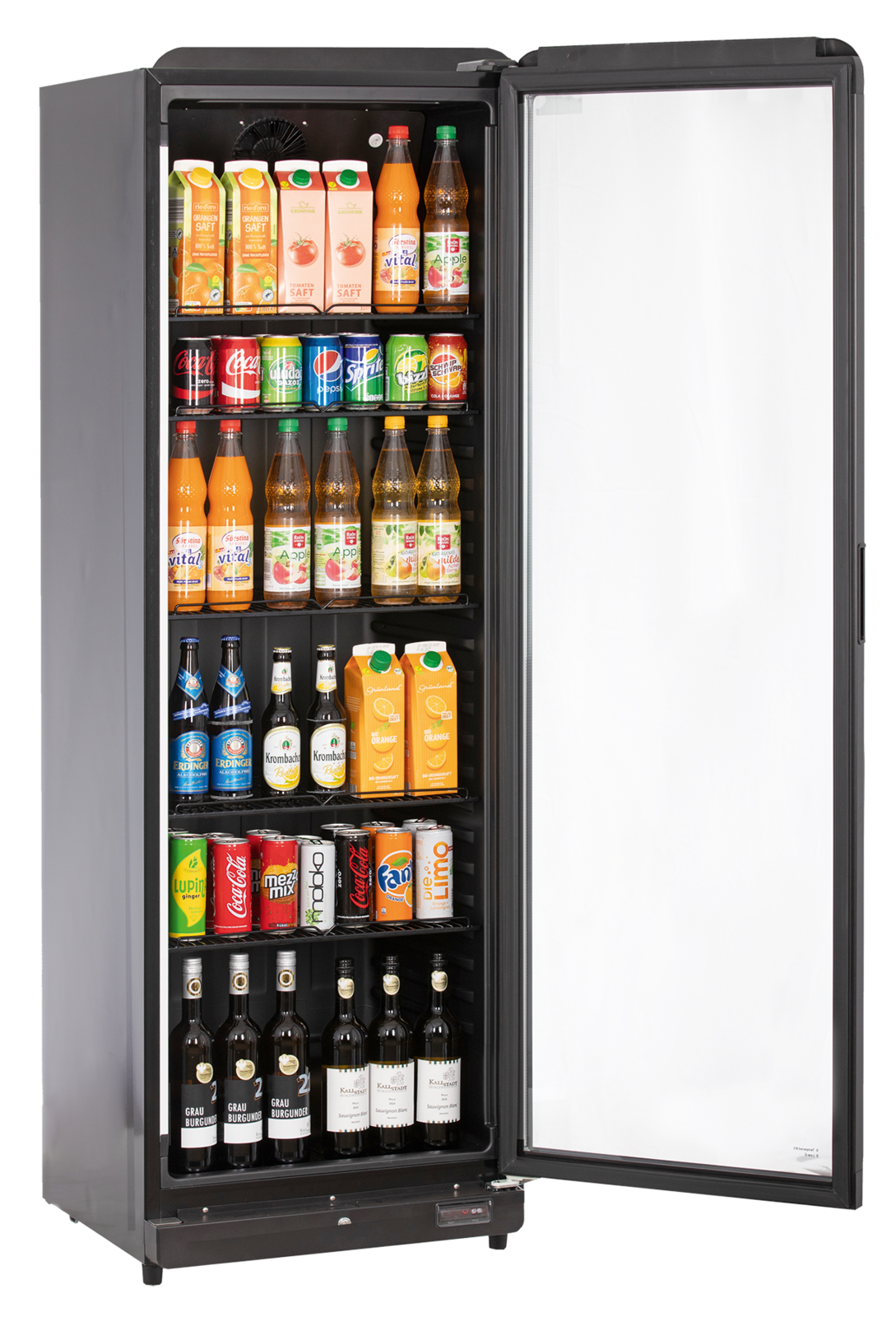 KBS Gastrotechnik Glastürkühlschrank KBS 384 Umluft