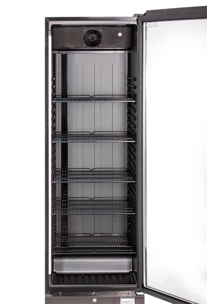 KBS Gastrotechnik Glastürkühlschrank KBS 384 Umluft