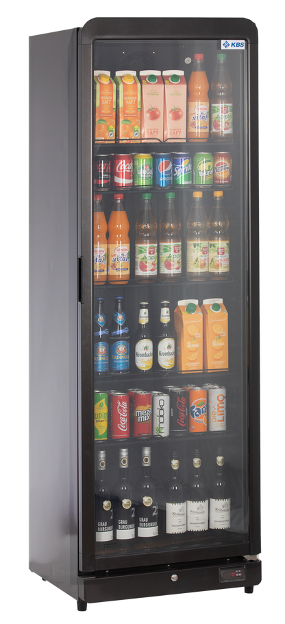 KBS Gastrotechnik Glastürkühlschrank KBS 384 Umluft