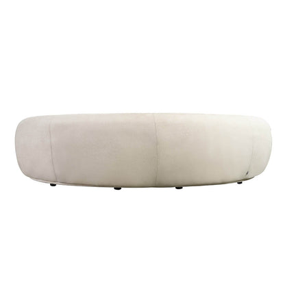 Home Deluxe Sofa CASARA Webstoff Beige - 258 x 128 x 72 cm