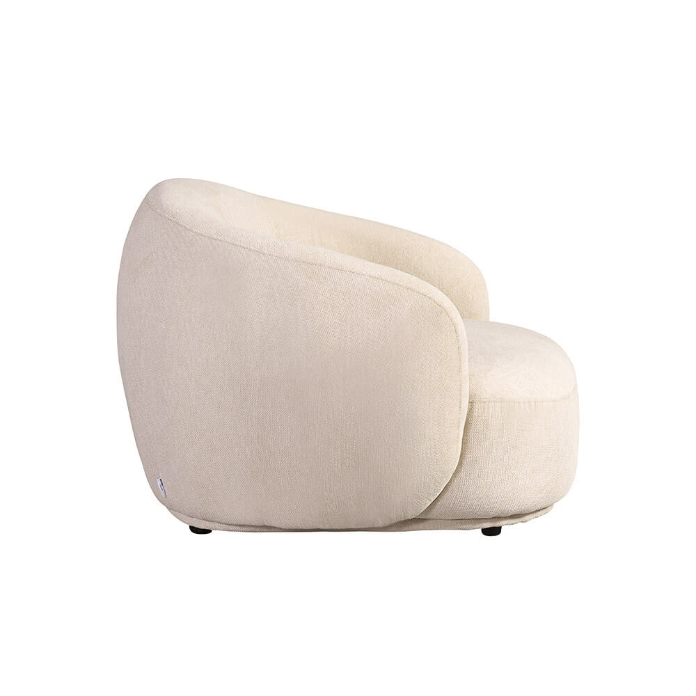 Home Deluxe Sessel CASARA Webstoff Beige - 99 x 104 x 72 cm