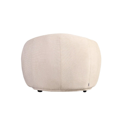 Home Deluxe Sessel CASARA Webstoff Beige - 99 x 104 x 72 cm