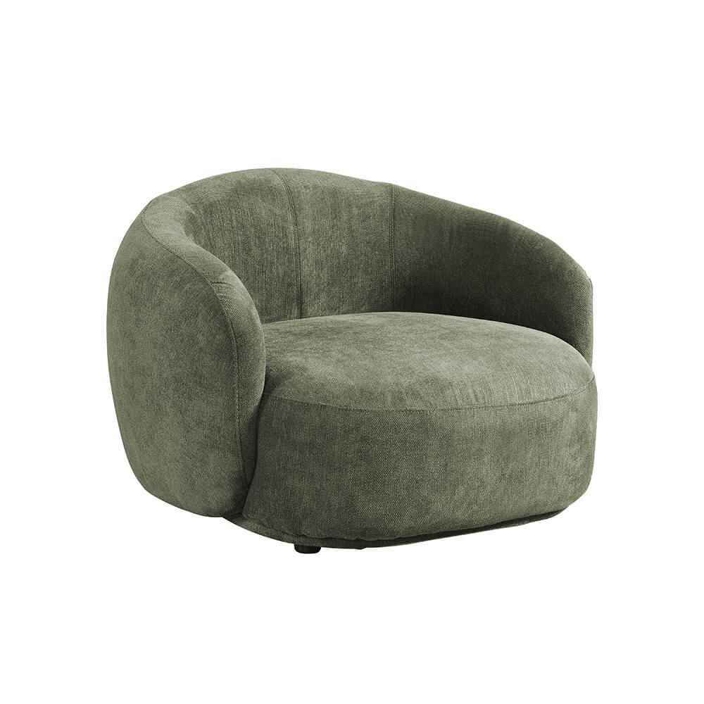 Home Deluxe Sessel CASARA Webstoff Dunkelgrün - 99 x 104 x 72 cm