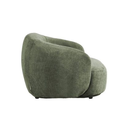 Home Deluxe Sessel CASARA Webstoff Dunkelgrün - 99 x 104 x 72 cm