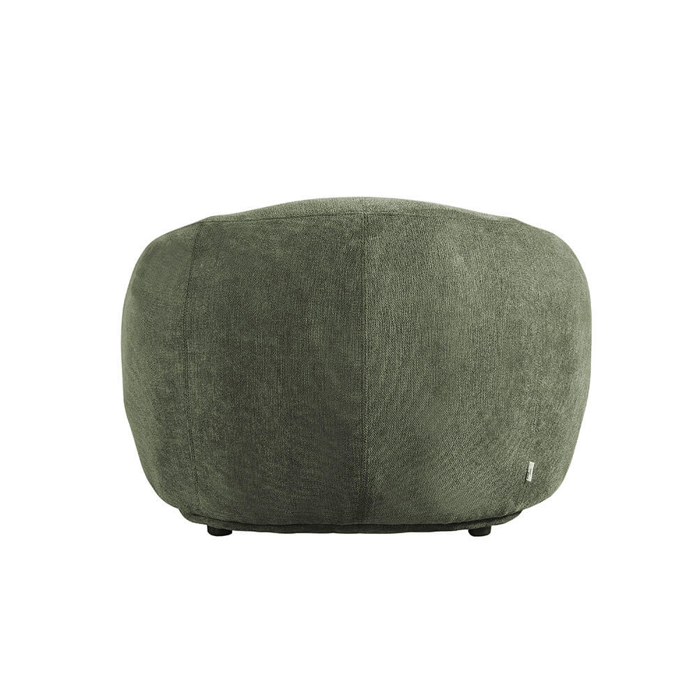 Home Deluxe Sessel CASARA Webstoff Dunkelgrün - 99 x 104 x 72 cm