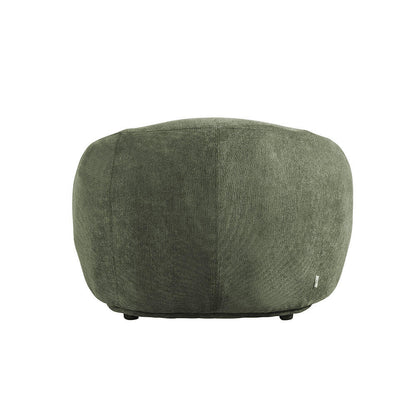 Home Deluxe Sessel CASARA Webstoff Dunkelgrün - 99 x 104 x 72 cm