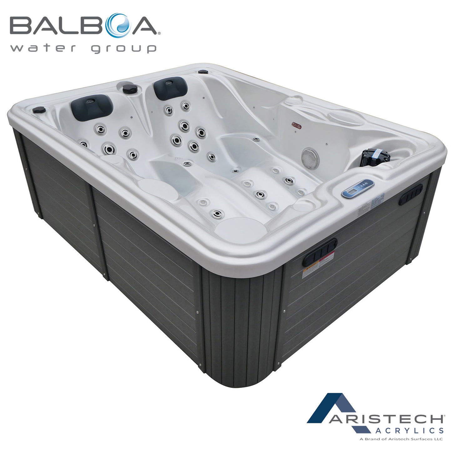 Tronitechnik Outdoor Whirlpool Spa BOTTARO perlmutt