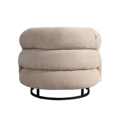Home Deluxe Sessel MACA - Samtgewebe Beige