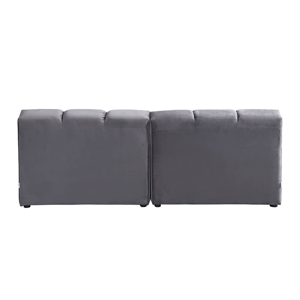 Home Deluxe Modulares Sofa ORLENA - Anthrazit 204 x 98 cm