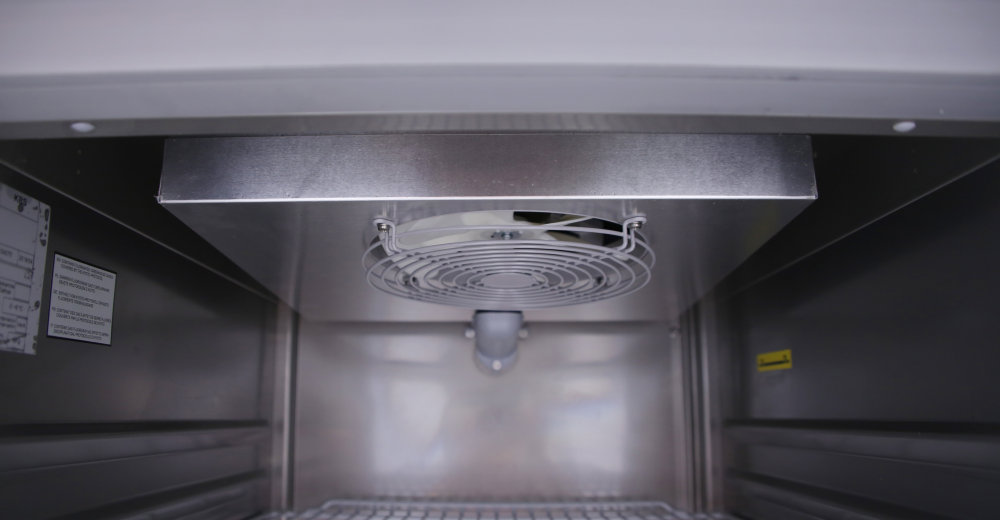KBS Gastrotechnik Edelstahl-Gewerbe-Tiefkühlschrank Ready TKU 707 Türanschlag links