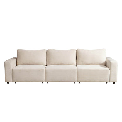 Home Deluxe Modulares Schlafsofa VINA Beige - 295 x 92 cm
