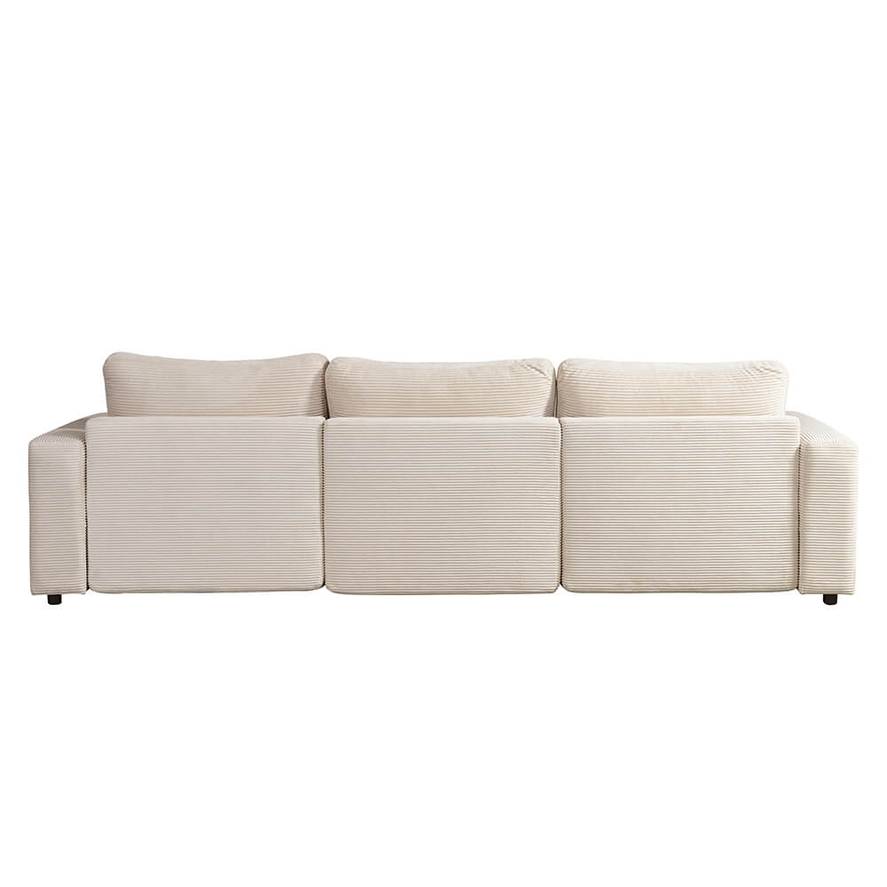 Home Deluxe Modulares Schlafsofa VINA Beige - 295 x 92 cm
