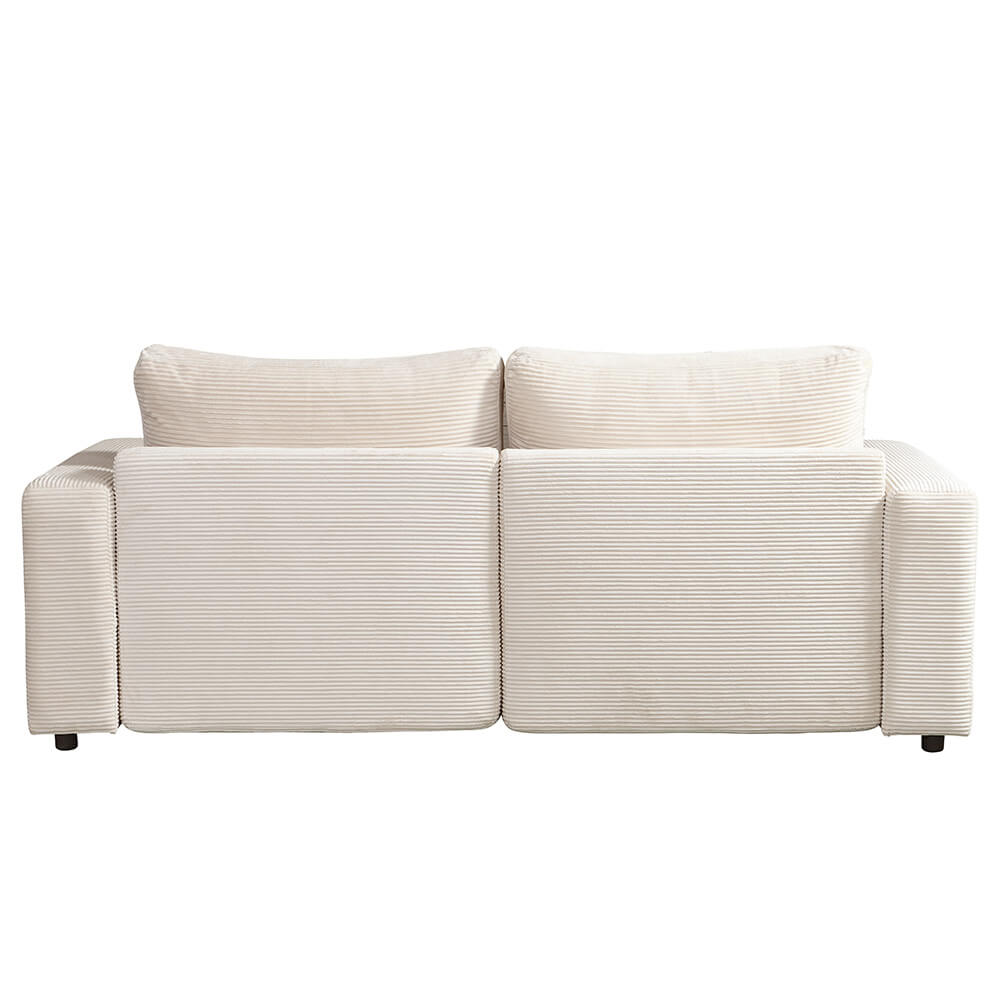 Home Deluxe Modulares Schlafsofa VINA Beige - 210 x 92 cm