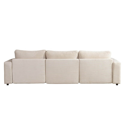 Home Deluxe Modulares Schlafsofa VINA Beige - 295 x 168 cm