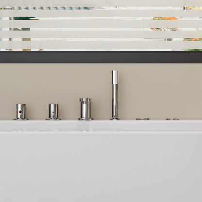 Home Deluxe Whirlpoolbadewanne AMBER - 170 x 58 x 80 cm