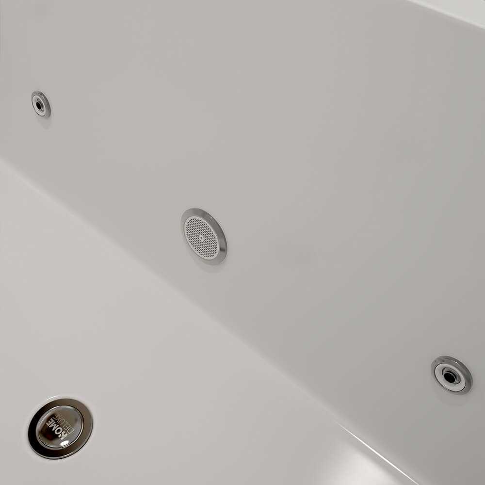 Home Deluxe Whirlpoolbadewanne AMBER - 170 x 58 x 80 cm