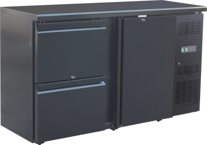 KBS Gastrotechnik Backbar BB 152 mit zwei Schubladen und einer Volltür