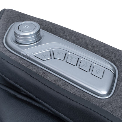 Home Deluxe Massagesessel ALVINA mit Premium Webstoffpolsterung - Schwarz