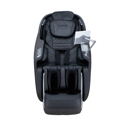 Home Deluxe Massagesessel ALVINA mit Premium Webstoffpolsterung - Schwarz