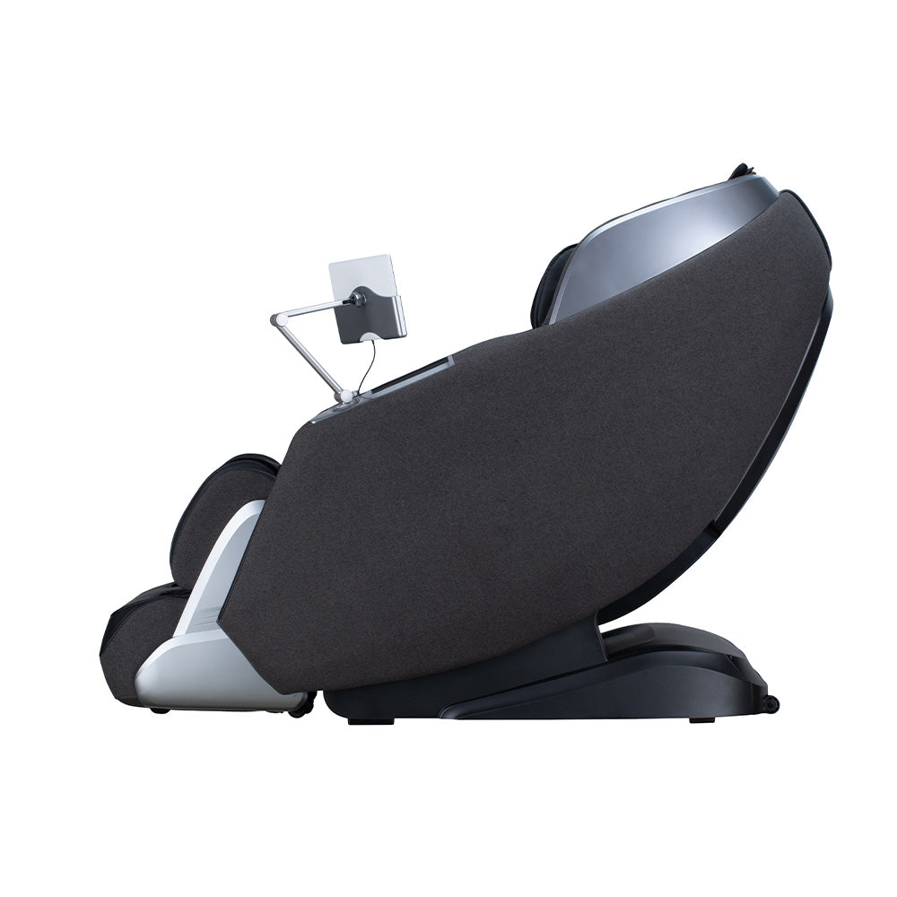 Home Deluxe Massagesessel ALVINA mit Premium Webstoffpolsterung - Schwarz