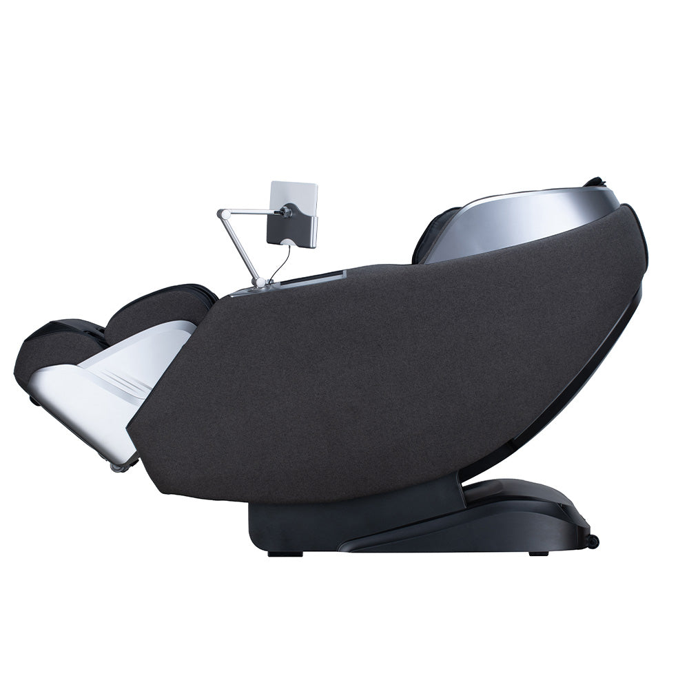 Home Deluxe Massagesessel ALVINA mit Premium Webstoffpolsterung - Schwarz