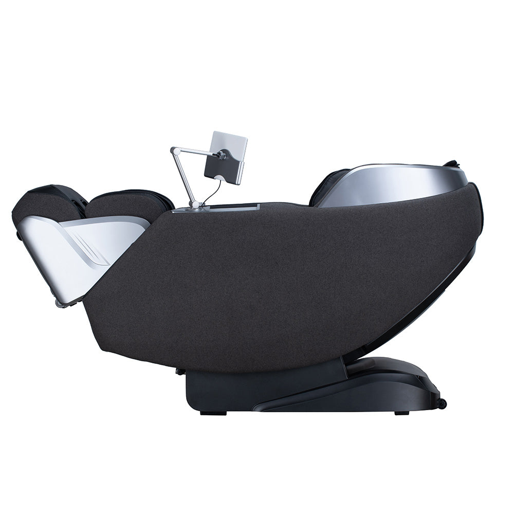 Home Deluxe Massagesessel ALVINA mit Premium Webstoffpolsterung - Schwarz