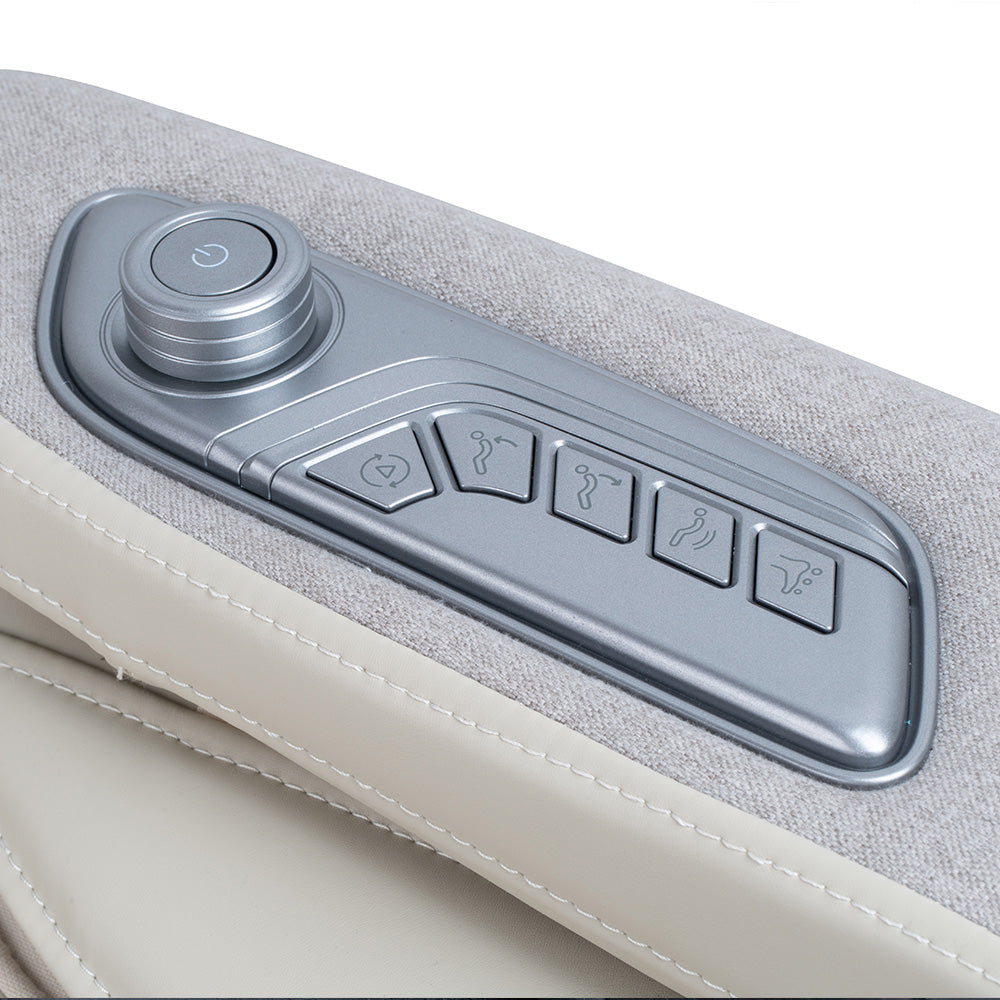 Home Deluxe Massagesessel ALVINA mit Premium Webstoffpolsterung - Beige