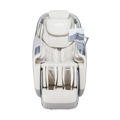 Home Deluxe Massagesessel ALVINA mit Premium Webstoffpolsterung - Beige