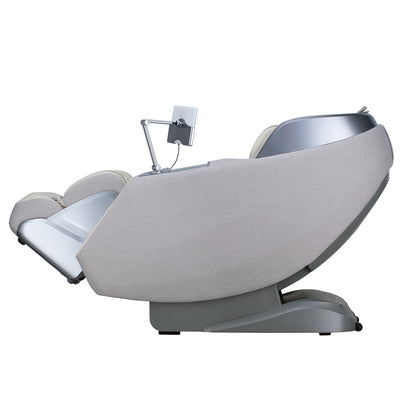 Home Deluxe Massagesessel ALVINA mit Premium Webstoffpolsterung - Grau