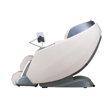 Home Deluxe Massagesessel ALVINA mit Premium Webstoffpolsterung - Beige