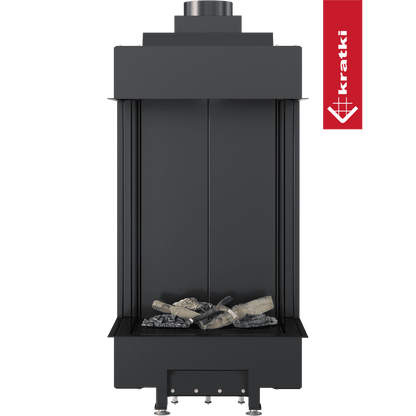 Kratki Gaskamin KRATKI LEO 45 / 68 dreiseitig Propan Butan ? 100/150 4,1 kW