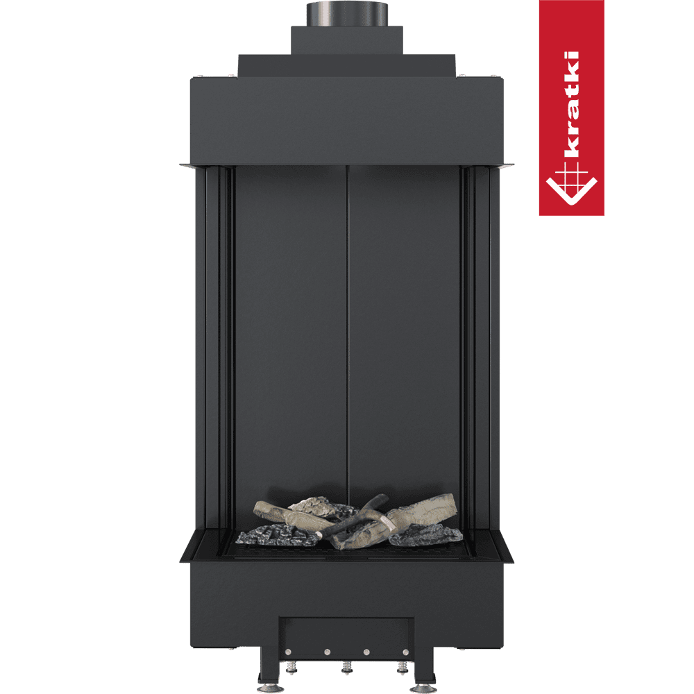 Kratki Gaskamin KRATKI LEO 45 / 68 dreiseitig Erdgas ? 100/150 5,8 kW