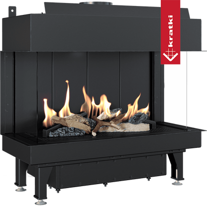 Kratki Gaskamin KRATKI LEO 70 dreiseitig Propan ? 100/150 4,8 kW