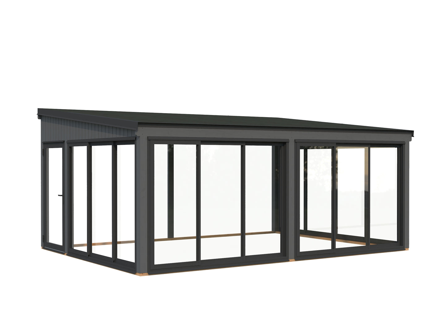 Palmako Lumi 23,3 m2 Slide Plus - Naturbelassen