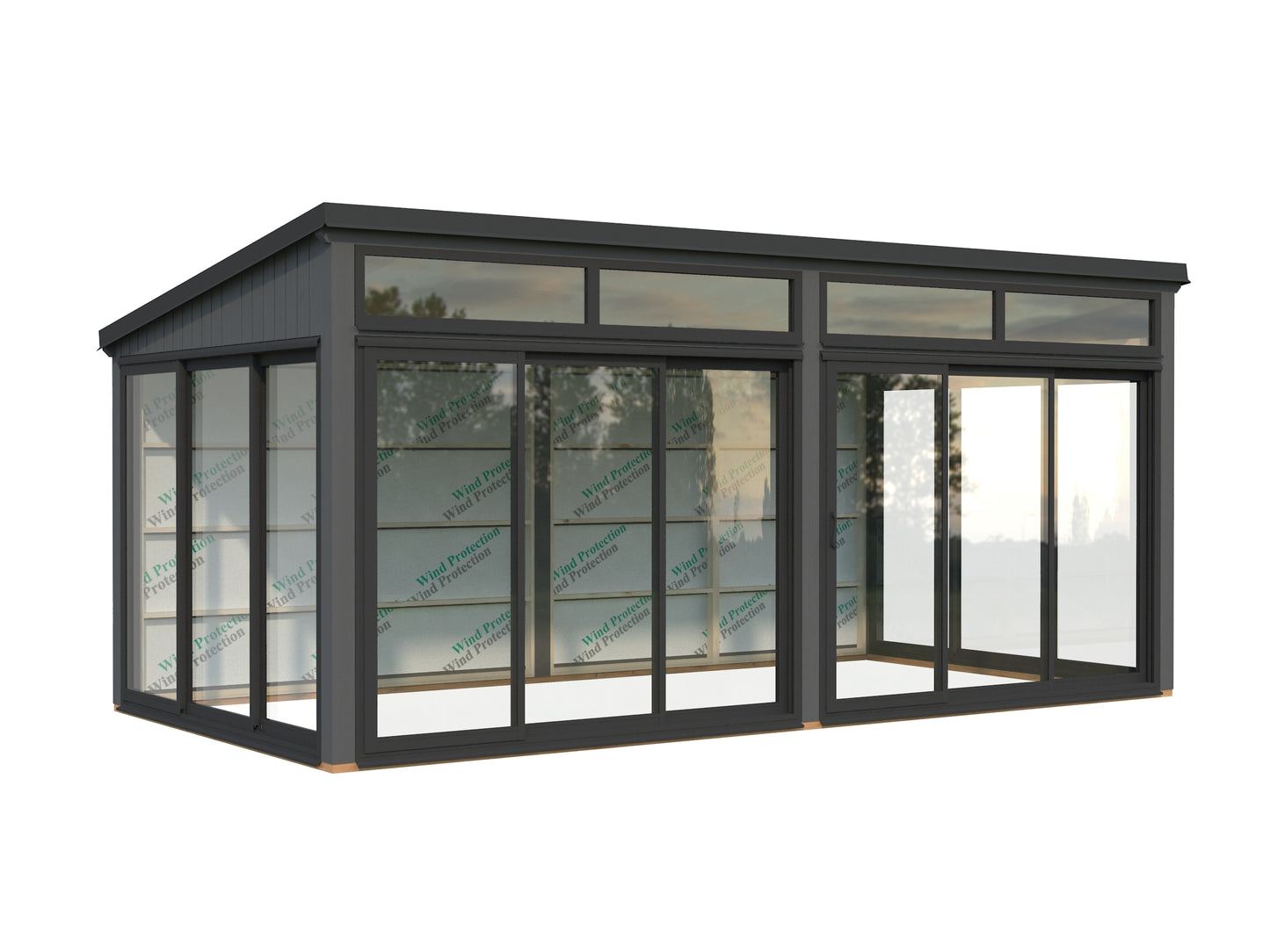 Palmako Saga 16,2 m2 Slide - Naturbelassen