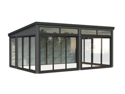 Palmako Saga 23,3 m2 Slide Plus - Transparent tauchgrundiert