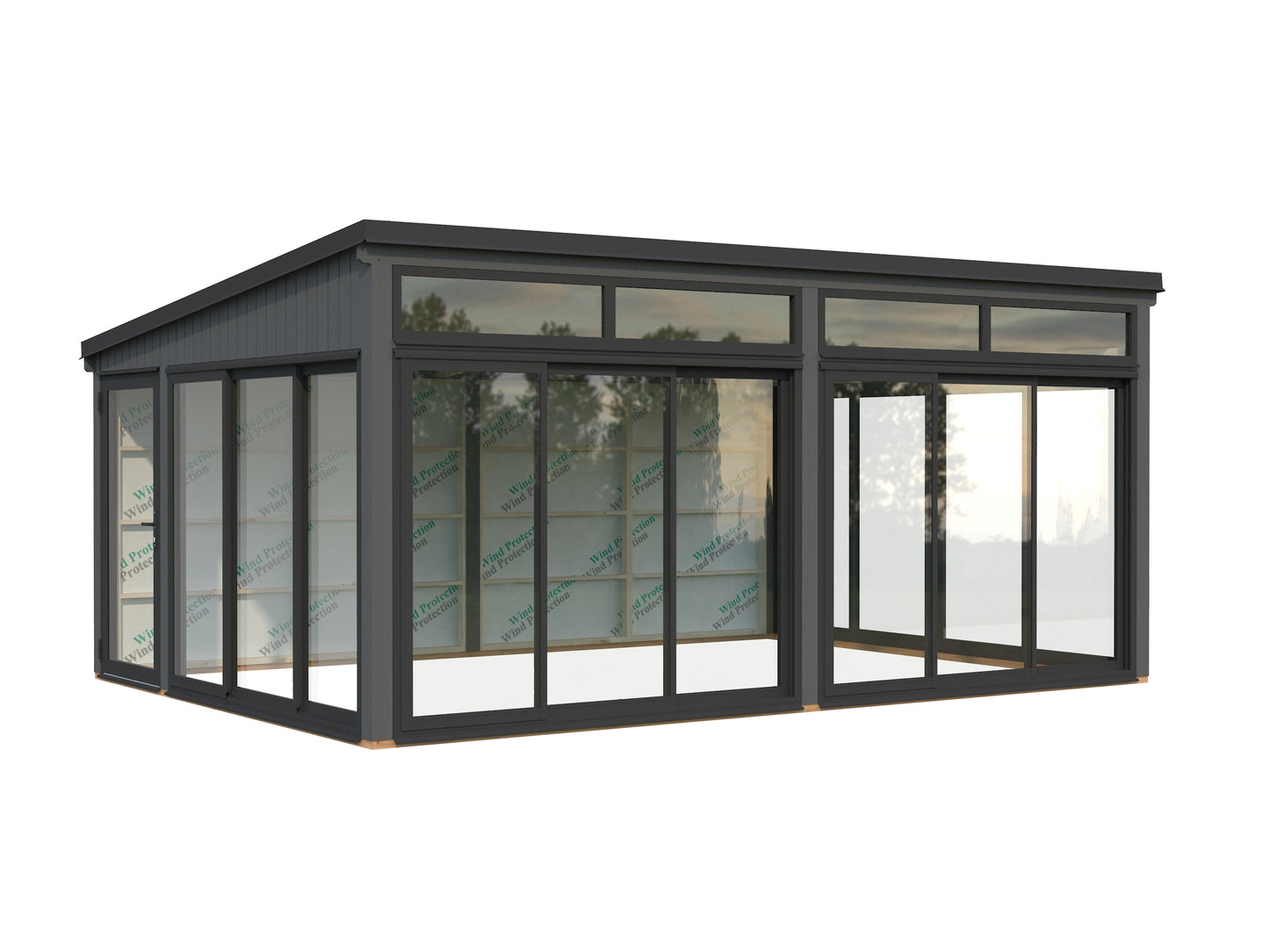 Palmako Saga 23,3 m2 Slide - Transparent tauchgrundiert