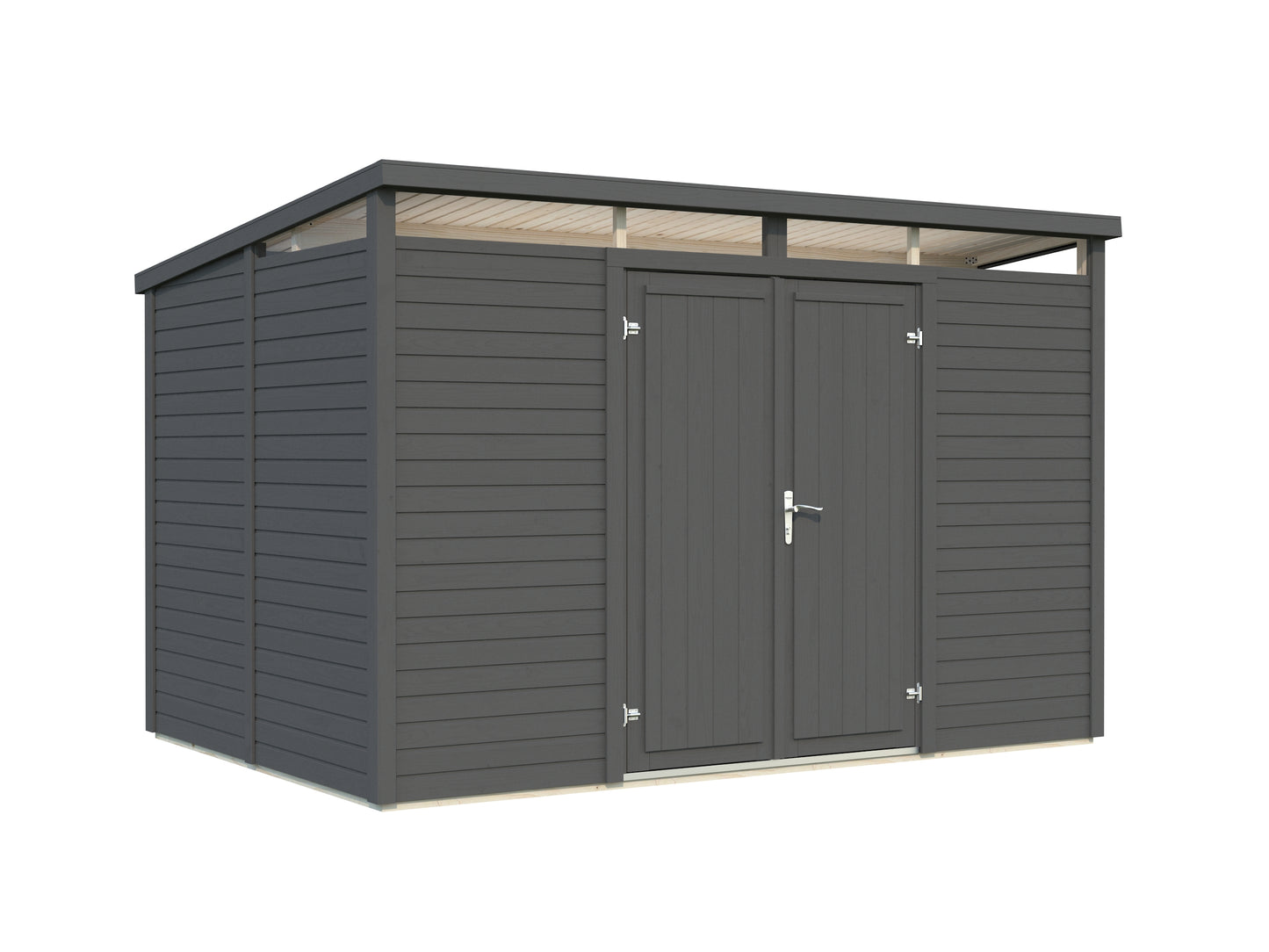 Palmako Elias 7,3 m2 - Grau tauchgrundiert