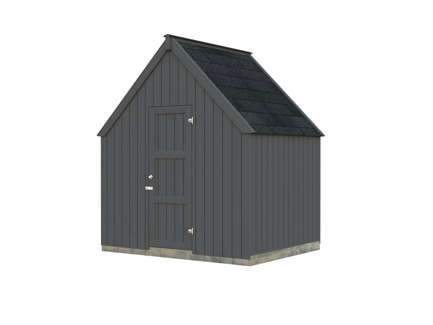 Palmako Emilia Gerätehaus 4,0 m2 (RAL7012) - Lackiert dunkelgrau RAL7012