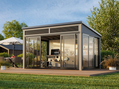 Palmako Saga 11,6 m2 Slide - Naturbelassen