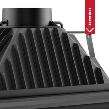 Kratki Kamineinsatz Gusseisen KRATKI MAJA DECO 8 kW Ø 200
