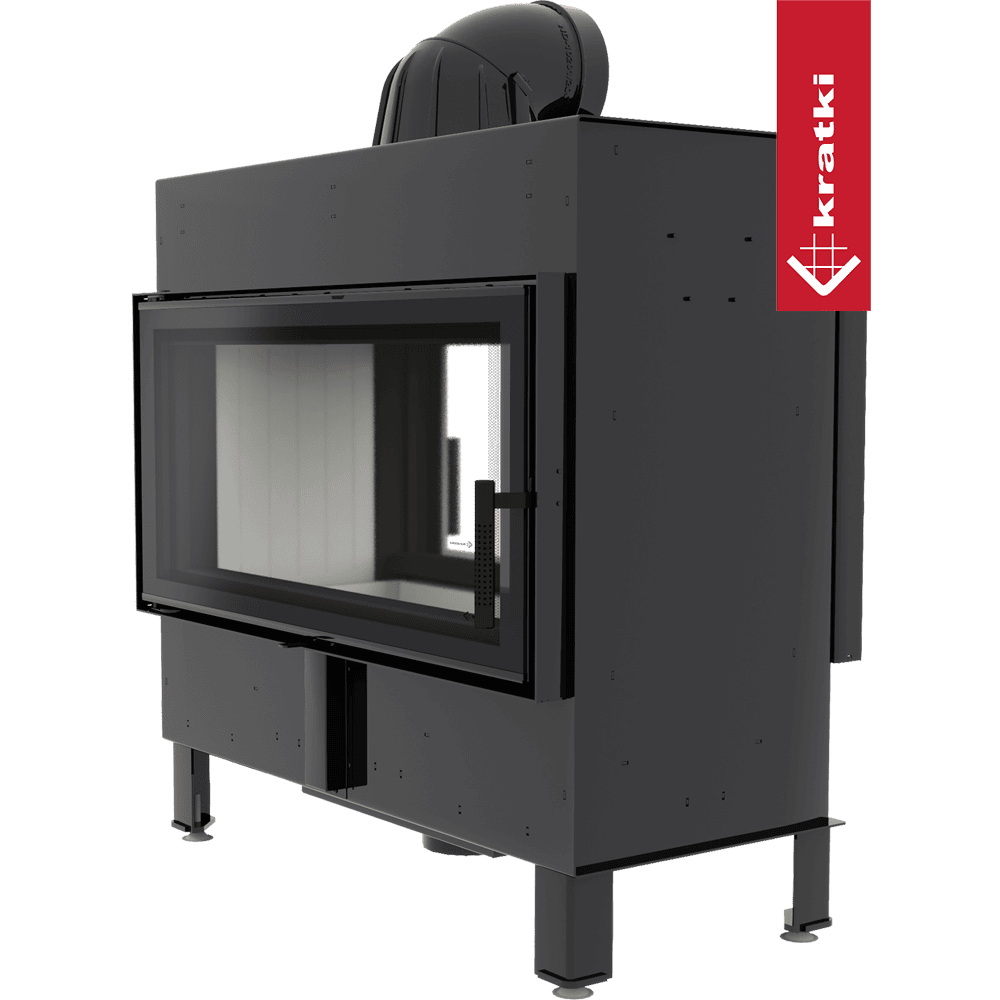 Kratki Kamineinsatz aus Stahl KRATKI LUCY TUNNEL 16 kW Ø 200