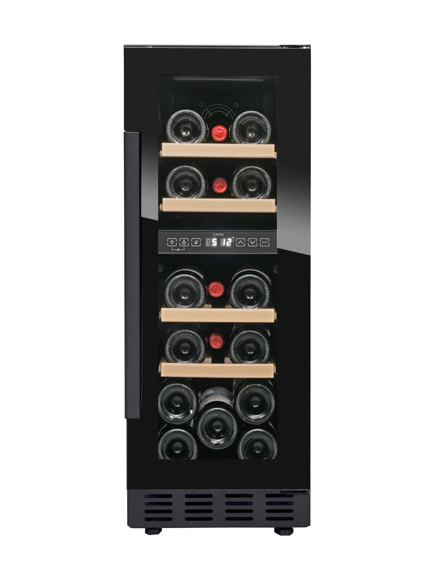 Cavin Arctic Collection 30D Fullglass Black - Unterbau-Weinkühlschrank