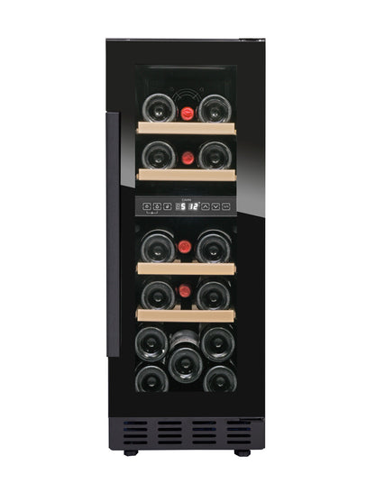 Cavin Arctic Collection 30D Fullglass Black - Unterbau-Weinkühlschrank